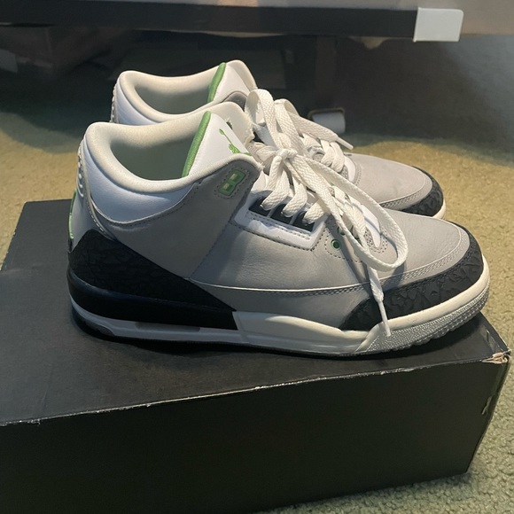 Air Jordan 3 Retro GS 'Chlorophyll' - Picture 10 of 12